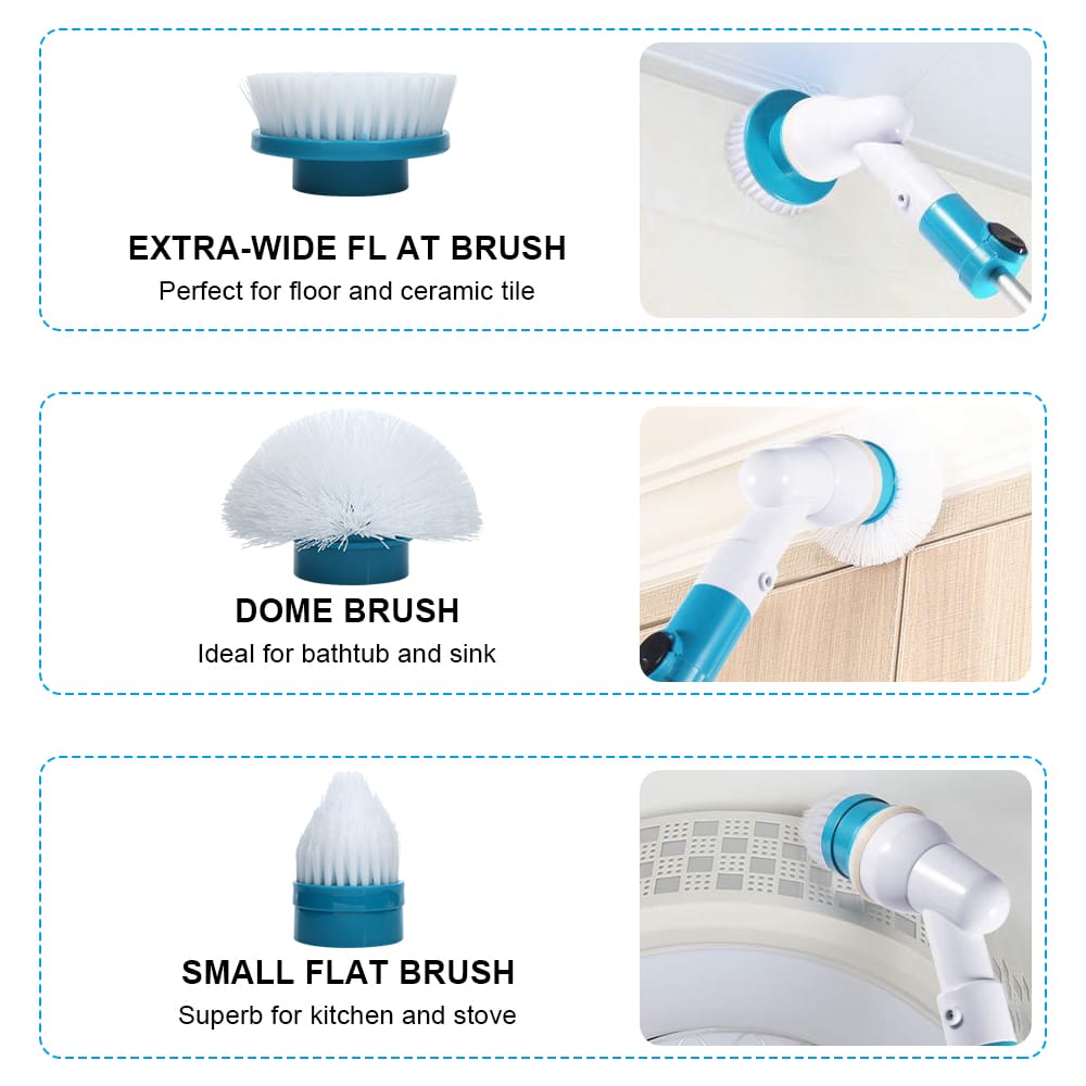 Wireless Rechargeable Electric Cleaning Brush