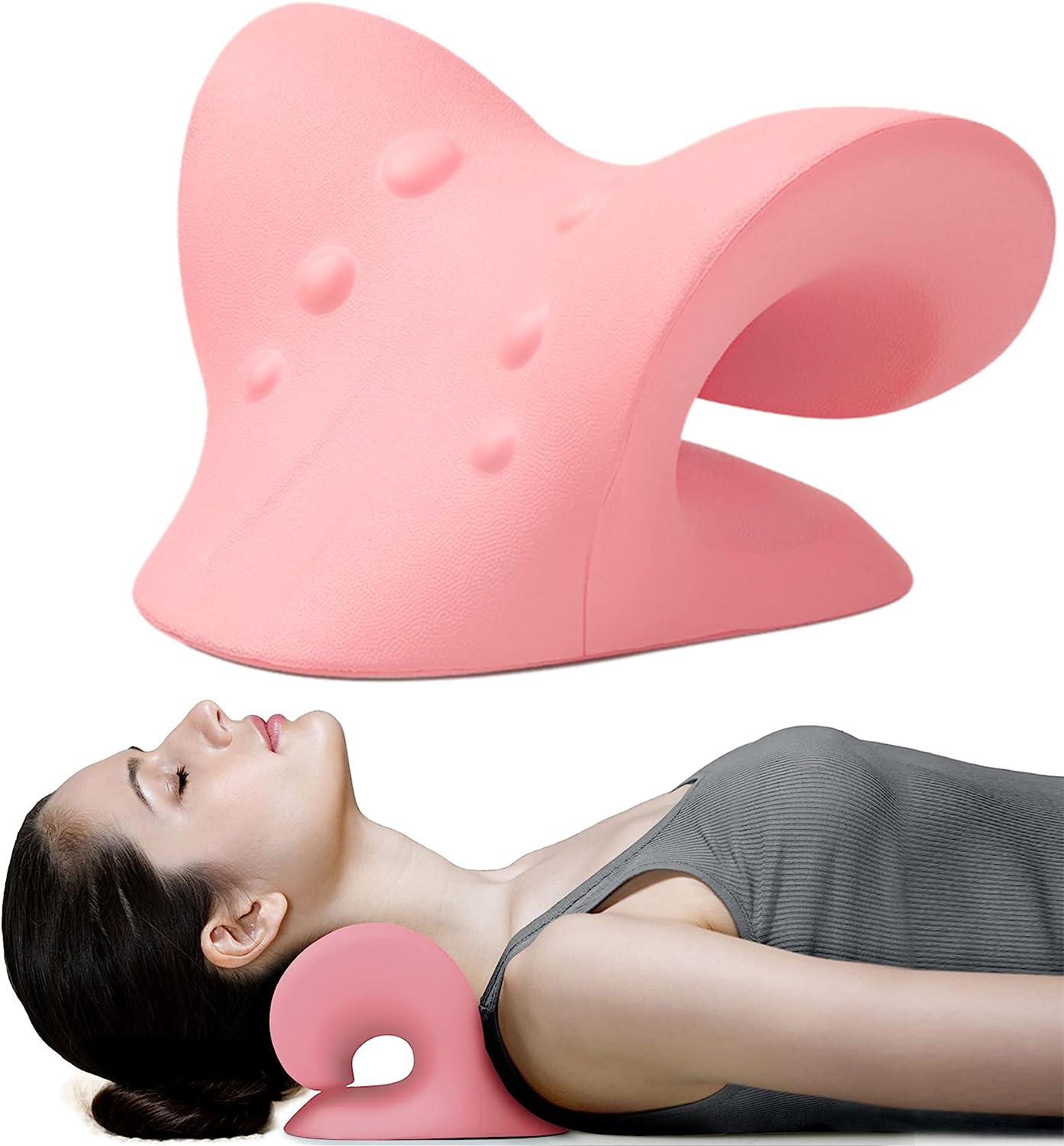 Cervical spine massage pillow
